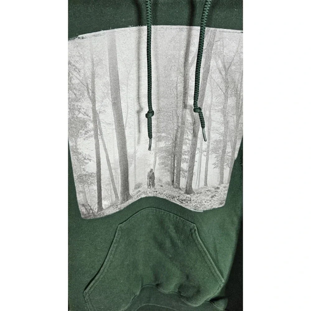 Taylor Swift In The Trees Folklore Hoodie Sweatshirt Womens Small Green Pocket - Picture 4 of 11